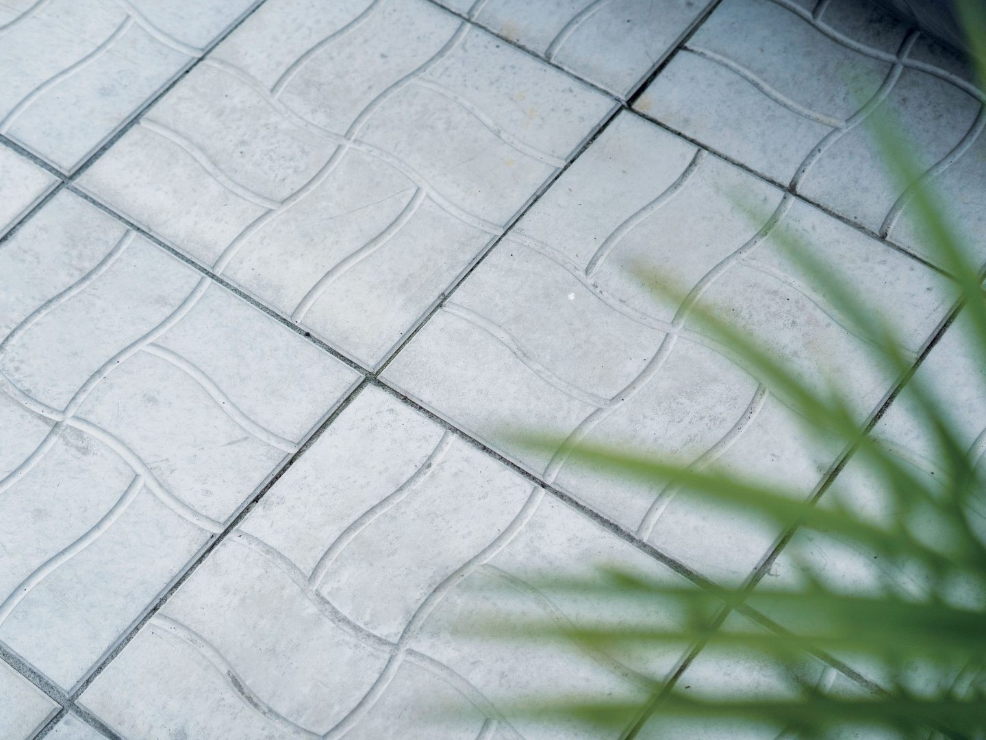 Dalle béton pavé