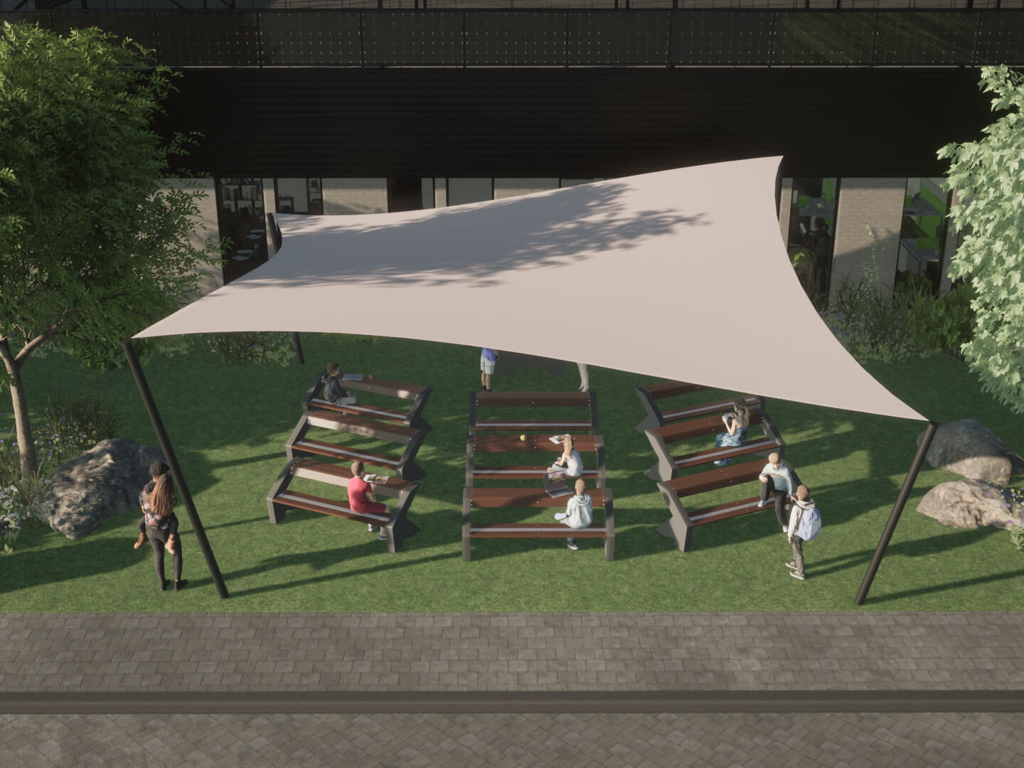 Classe extérieure mobilier urbain