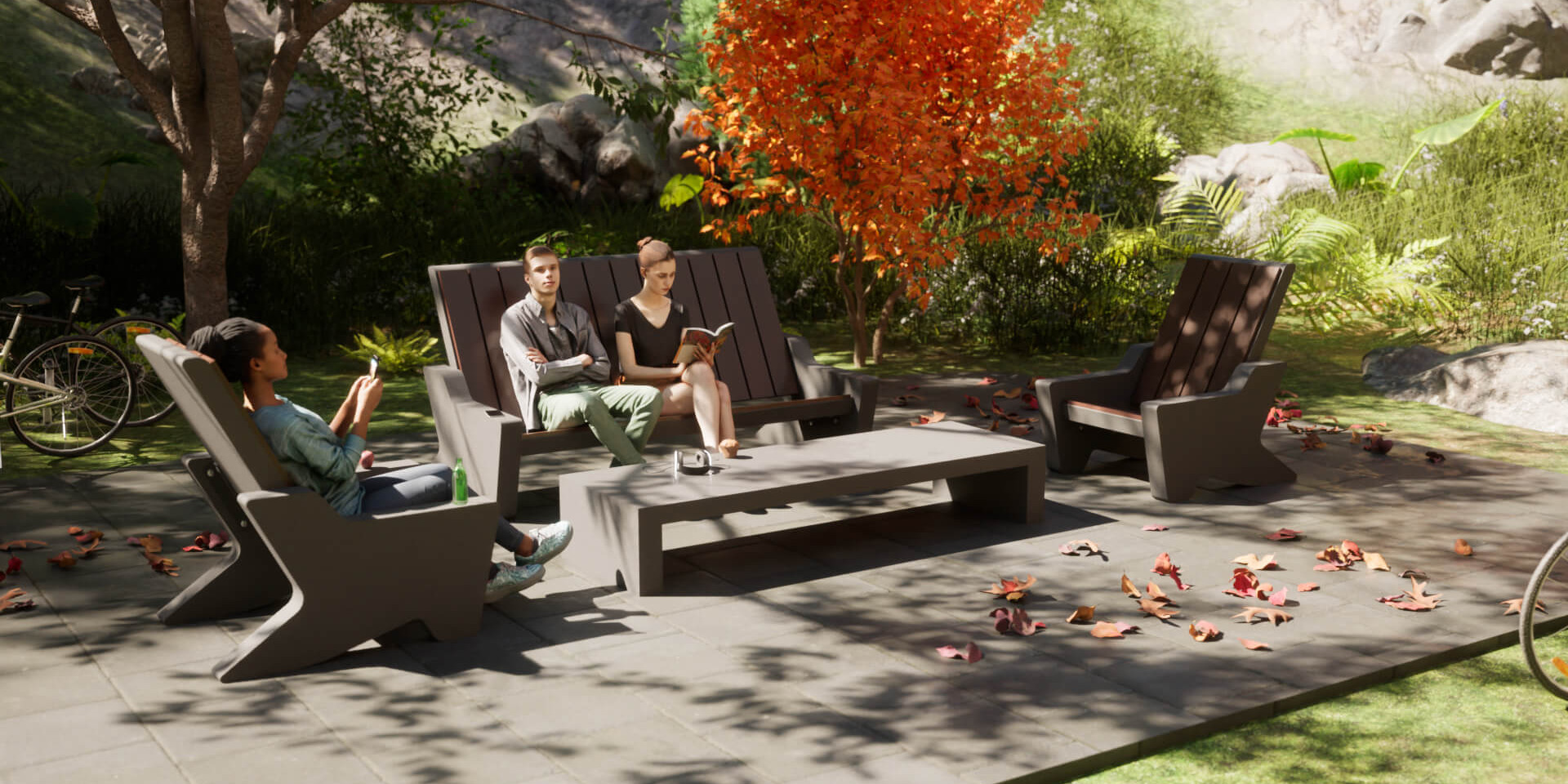 Table Lounge mobilier urbain